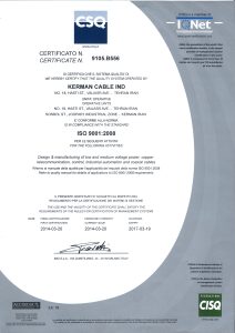 CSQ ISO 9001-2008 Certificate